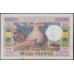 Французские Афара и Иссас 1000 франков 1974 года (DJIBOUTI / French Afars & Issas Territory  1.000 Francs 1974) P 32: XF