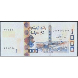 Алжир 1000 динар 2018 год (Algeria 1000 dinar 2018) P W146: UNC