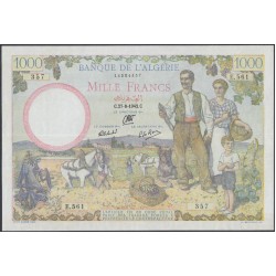 Алжир 1000 франков 1942 год (Algeria 1000 francs 1942) P 89: aUNC
