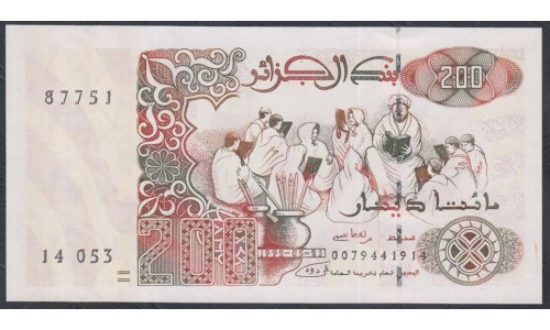 Алжир 200 динар 1992 год (Algeria 200 dinar 1992) P 138: UNC