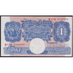 Англия 1 фунт б/д (1940-1948) (England 1 pound ND (1940-1948)) P 367a: UNC