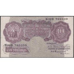 Англия 10 шиллингов б/д (1940-1948) (England 10 shillings ND (1940-1948)) P 366 : VF