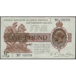 Англия 1 фунт б/д (1928) (England 1 pound ND (1928)) P 361a : XF/aUnc