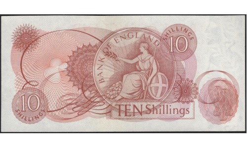 Англия 10 шиллингов б/д (1960-1977) (England 10 shillings ND (1960-1977)) P 373c : Unc