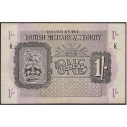 Британские Армейские деньги 1 шиллинг б/д (1943) (British Military Authority 1 shilling ND (1943)) P-M2