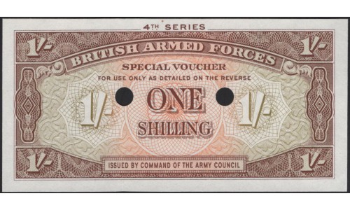 Британские Армейские деньги 1 шиллинг б/д (1962) (British Armed Forces 1 shilling ND (1962)) P-M32b : Unc
