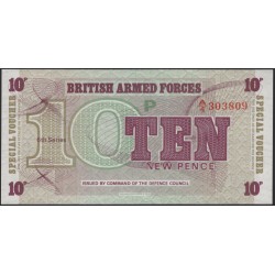 Британские Армейские деньги 10 пенсов б/д (1972) (British Armed Forces 10 pence ND (1972)) P-M48 : Unc
