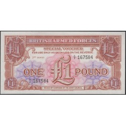 Британские Армейские деньги 1 фунт б/д (1956) (British Armed Forces 1 pound ND (1956)) P-M29 : Unc