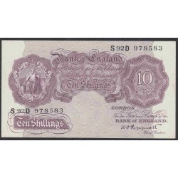 Англия 10 шиллингов б/д (1940-1948) (England 10 shillings ND (1940-1948)) P 366: XF/aUNC
