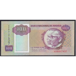 Ангола 100 кванза 1991 год, AA93117437 (Angola 100 kwanza 1991) P 126: UNC