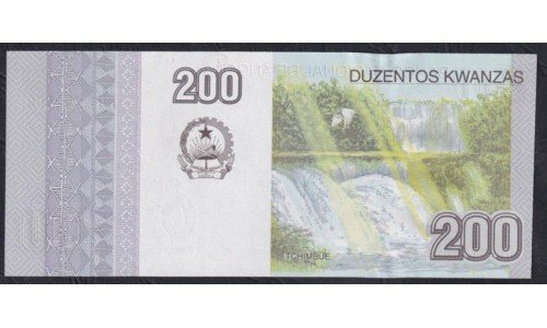 Ангола 200 кванза 2012 год (Angola 200 kwanza 2012) P 154a: UNC