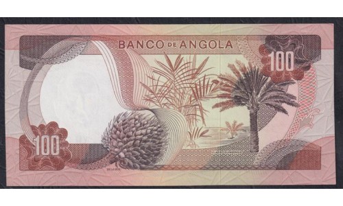 Ангола 100 эскудо 1972 год (Angola 100 escudo 1972) P 101: UNC