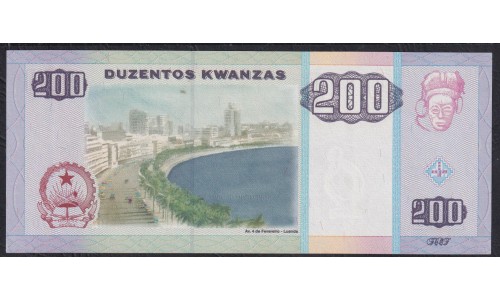 Ангола 200 кванза 2003 год (Angola 200 kwanza 2003) P 148a: UNC