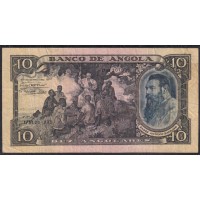 Ангола 10 анголар 1946 года (Angola 10 angolares 1946) P 78: VF