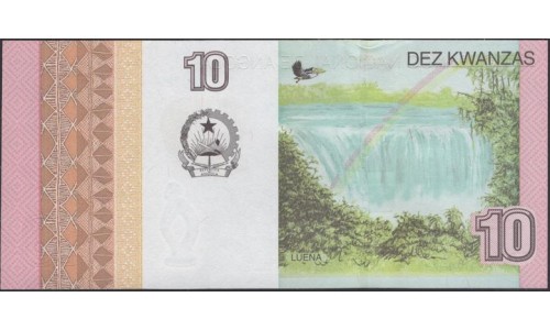 Ангола 10 кванза 2012 год (Angola 10 kwanza 2012) P 151B: UNC