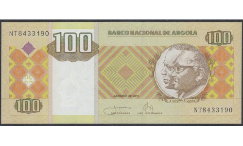 Ангола 100 кванза 2011 год (Angola 100 kwanza 2011)  P 147b: UNC