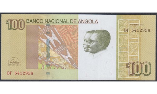 Ангола 100 кванза 2012 год (Angola 100 kwanza 2012) P 153b: UNC