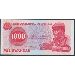 Ангола 1000 кванза 1976 год (Angola 1000 kwanzas 1976) P 113: UNC