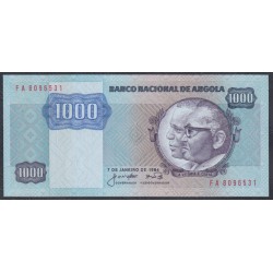 Ангола 1000 кванза 1984 год (Angola 1000 kwanzas 1984) P 121a: UNC