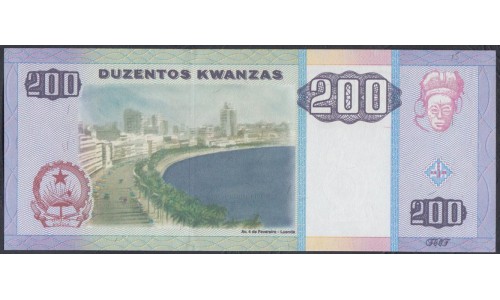 Ангола 200 кванза 2003 год (Angola 200 kwanza 2003) P 148a: UNC