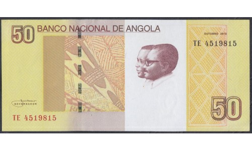 Ангола 50 кванза 2012 год (Angola 50 kwanza 2012) P 152: UNC 
