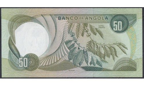 Ангола 50 эскудо 1972 год (Angola 50 escudo 1972) P 100: UNC