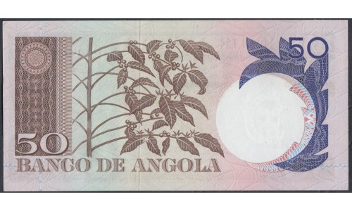 Ангола 50 эскудо 1973 год (Angola 50 escudo 1973) P 105: UNC