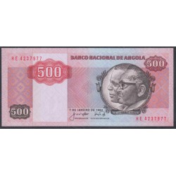 Ангола 500 кванза 1984 год  (Angola 500 kwanzas 1984) P120a: UNC