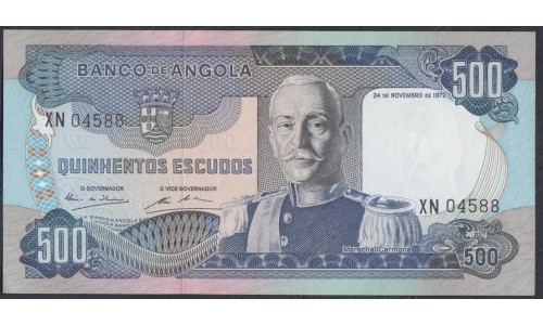 Ангола 500 эскудо 1972 год (Angola 500 escudo 1972) P 102: UNC