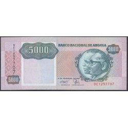Ангола 5000 кванза 1991 год (Angola 5000 kwanza 1991) P 130b: UNC