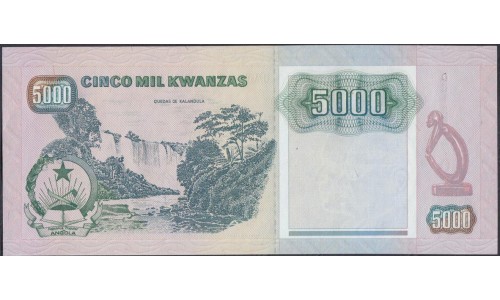 Ангола 5000 кванза 1991 год (Angola 5000 kwanza 1991) P 130b: UNC