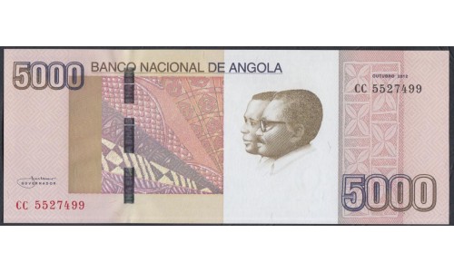 Ангола 5000 кванза 2012 год (Angola 5000 kwanza 2012) P 158: UNC