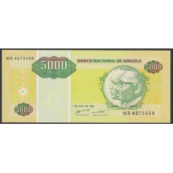 Ангола 5000 кванза 1995 год (Angola 5000 kwanzas 1995) P 136: UNC