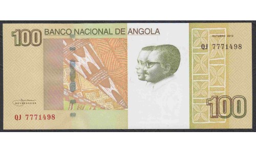 Ангола 100 кванза 2012 год (Angola 100 kwanza 2012) P 153a: UNC