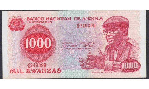 Ангола 1000 кванза 1979 года (Angola 1000 kwanzas 1979) P 117: UNC