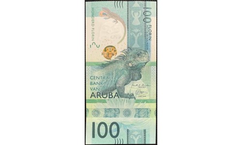 Аруба 100 флорин 2019 (ARUBA 100 Florin 2019) P W24: UNC