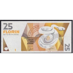 Аруба 25 флорин 1993 г. (ARUBA 25 Florin 1993) P 12: UNC