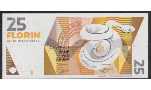 Аруба 25 флорин 1993 г. (ARUBA 25 Florin 1993) P 12: UNC