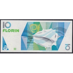 Аруба 10 флорин 1990 (ARUBA 10 Florin 1990) P 7 : UNC