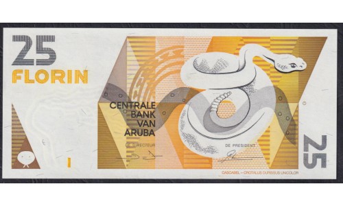 Аруба 25 флорин 1990 (ARUBA 25 Florin 1990) P 8 : UNC