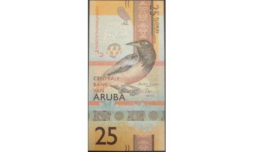 Аруба 25 флорин 2019 (ARUBA 25 Florin 2019) P W22 : UNC