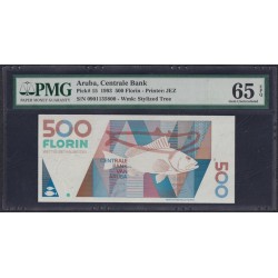 Аруба 500 флорин 1993 года, Классическая Редкость (ARUBA 500 Florin 1993) P 15: UNC PMG 65 EPQ