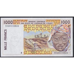 Западные Африканские Штаты (Бенин) 1000 франков 1995 год (West African States (Benin) 1000 francs 1995) P 211Bf: UNC