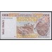 Западные Африканские Штаты (Бенин) 1000 франков 2002 год (West African States (Benin) 1000 francs 2002) P 211Bm: UNC