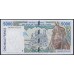 Западные Африканские Штаты (Бенин) 5000 франков 1996 год (West African States (Benin) 5000 francs 1996) P 213Be: UNC