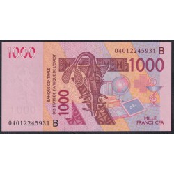 Западные Африканские Штаты (Бенин) 1000 франков 2004 год (West African States (Benin) 1000 francs 2004) P 215Bb: UNC