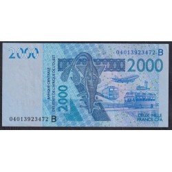 Западные Африканские Штаты (Бенин) 2000 франков 2004 год (West African States (Benin)  2000 francs 2004) P 216Bb: UNC
