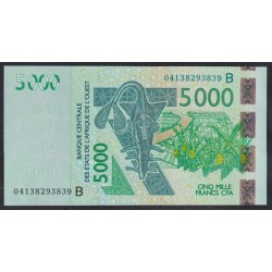 Западные Африканские Штаты (Бенин) 5000 франков 2004 год (West African States (Benin)  5000 francs 2004) P 217Bb: UNC
