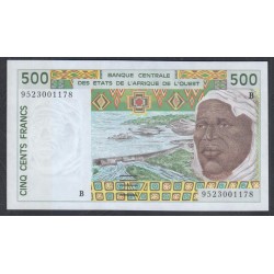 Западные Африканские Штаты (Бенин) 500 франков 1995 год (West African States (Benin) 500 francs 1995) P 210Bf: UNC