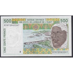 Западные Африканские Штаты (Бенин) 500 франков 1997 год (West African States (Benin) 500 francs 1997) P 210Bi: UNC